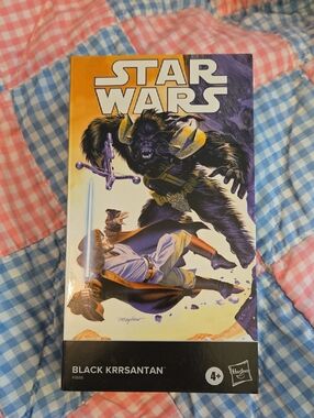 Hasbro Star Wars Black Krrsantan Figure - Black, Purple & Yellow Artwork NEW!
